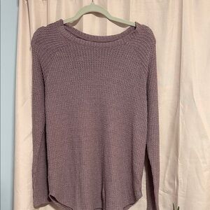 American Eagle Purple Knit Sweater